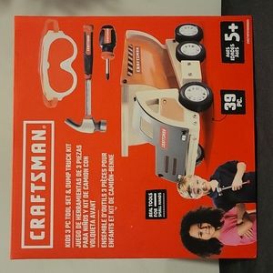 Craftsman 39pc set kids tool dump truck activity